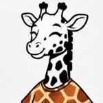 モノクロきりん