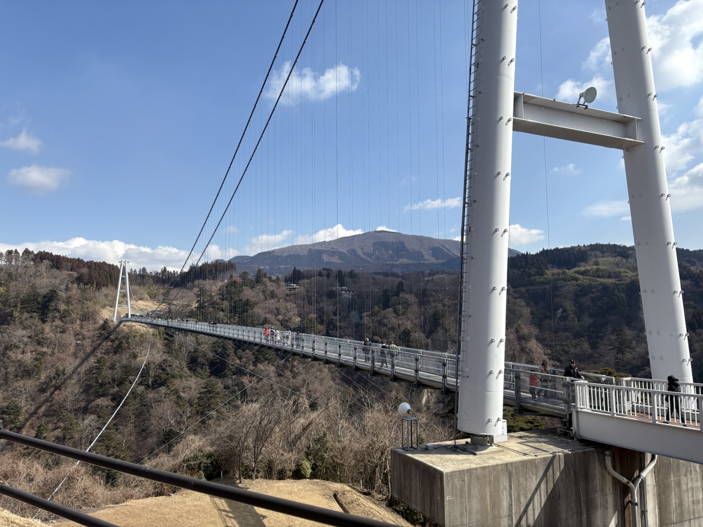 九州旅行 in熊本 その１｜大分・九重“夢”大吊橋へ寄り道、寒さと凍った滝